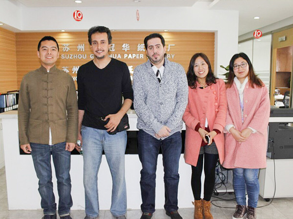 盈彩网沙特阿拉伯客户来访